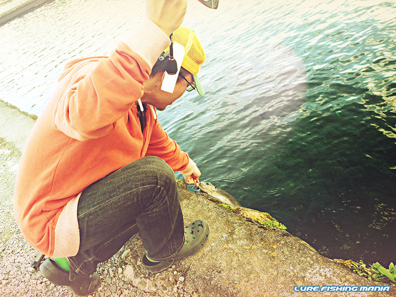 N@O氏もパターン探しに奔走...結果的には、私以上に釣っていました